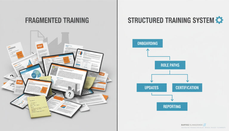 Distributor training program for manufacturers